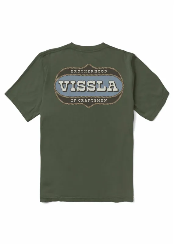 Craftsman Organic Pocket Tee made by VISSLA