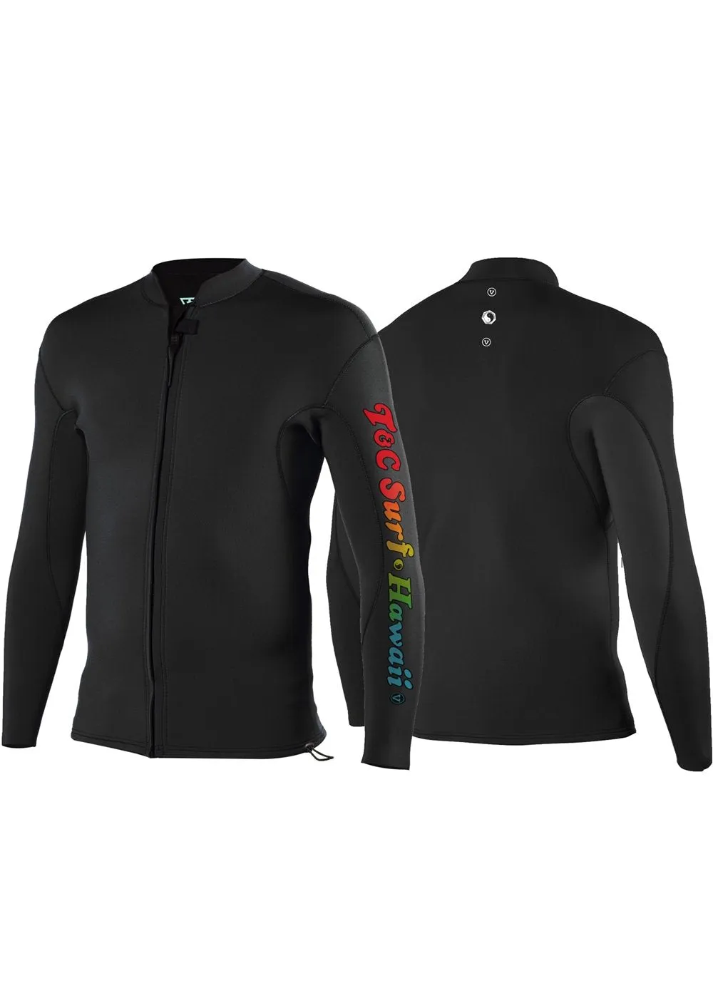 T&C 2Mm Front Zip Long Sleeve Wetsuit Jacket sold by VISSLA