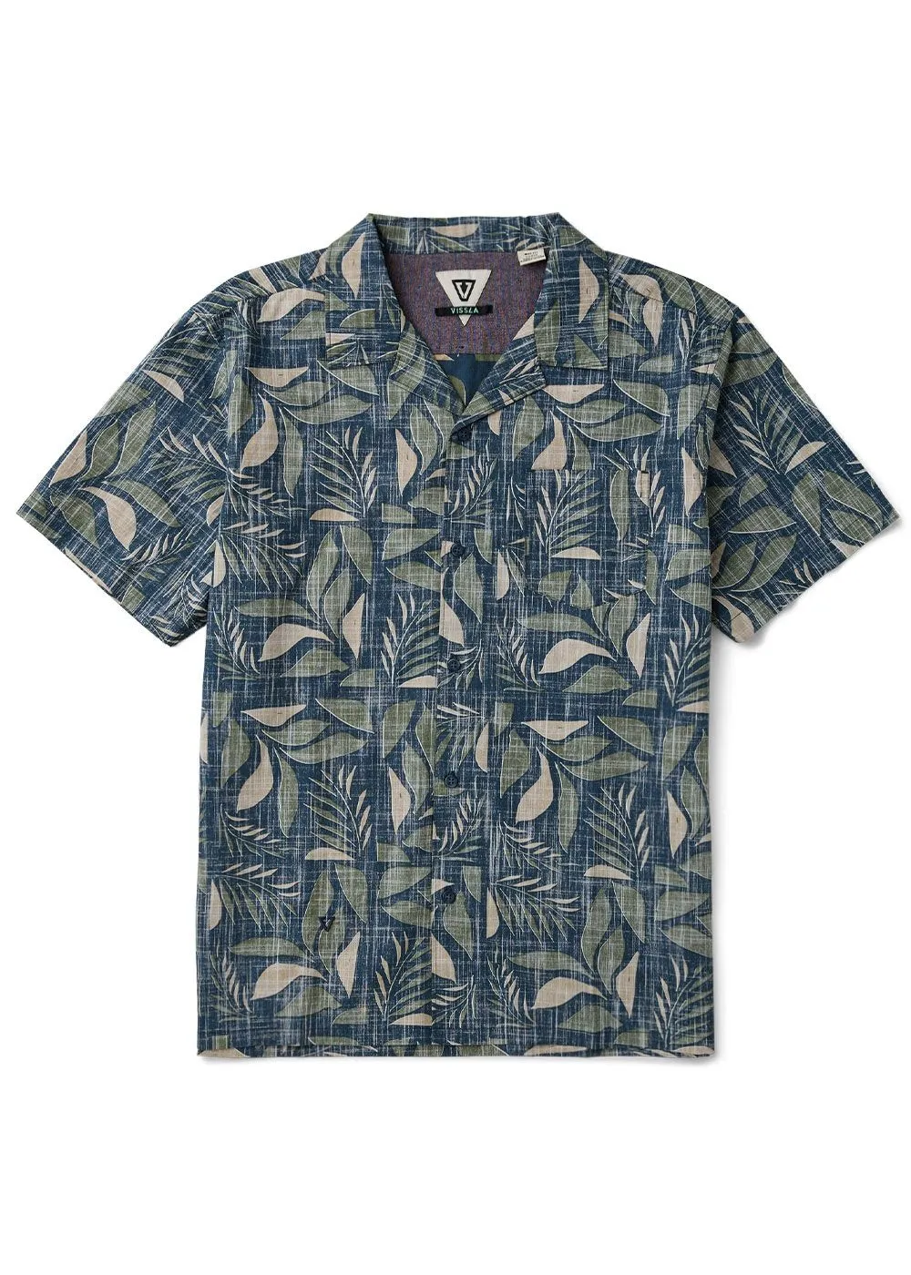 Palm Tiles Eco Short Sleeve Shirt sold by VISSLA