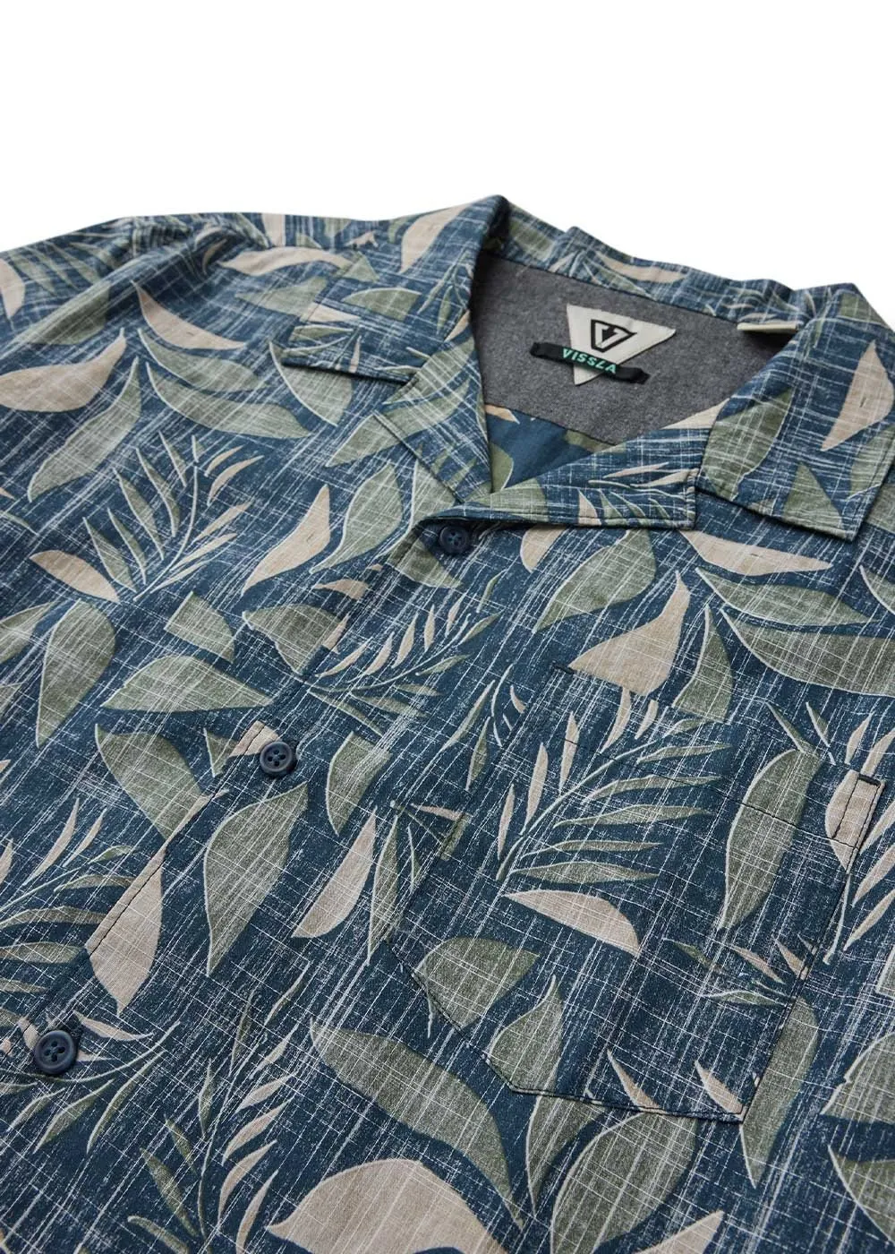 Palm Tiles Eco Short Sleeve Shirt sold by VISSLA product image thumbnail 3