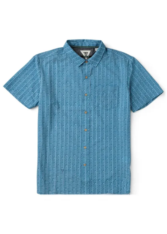 Anchor Point Hybrid Eco Short Sleeve Shirt made by VISSLA