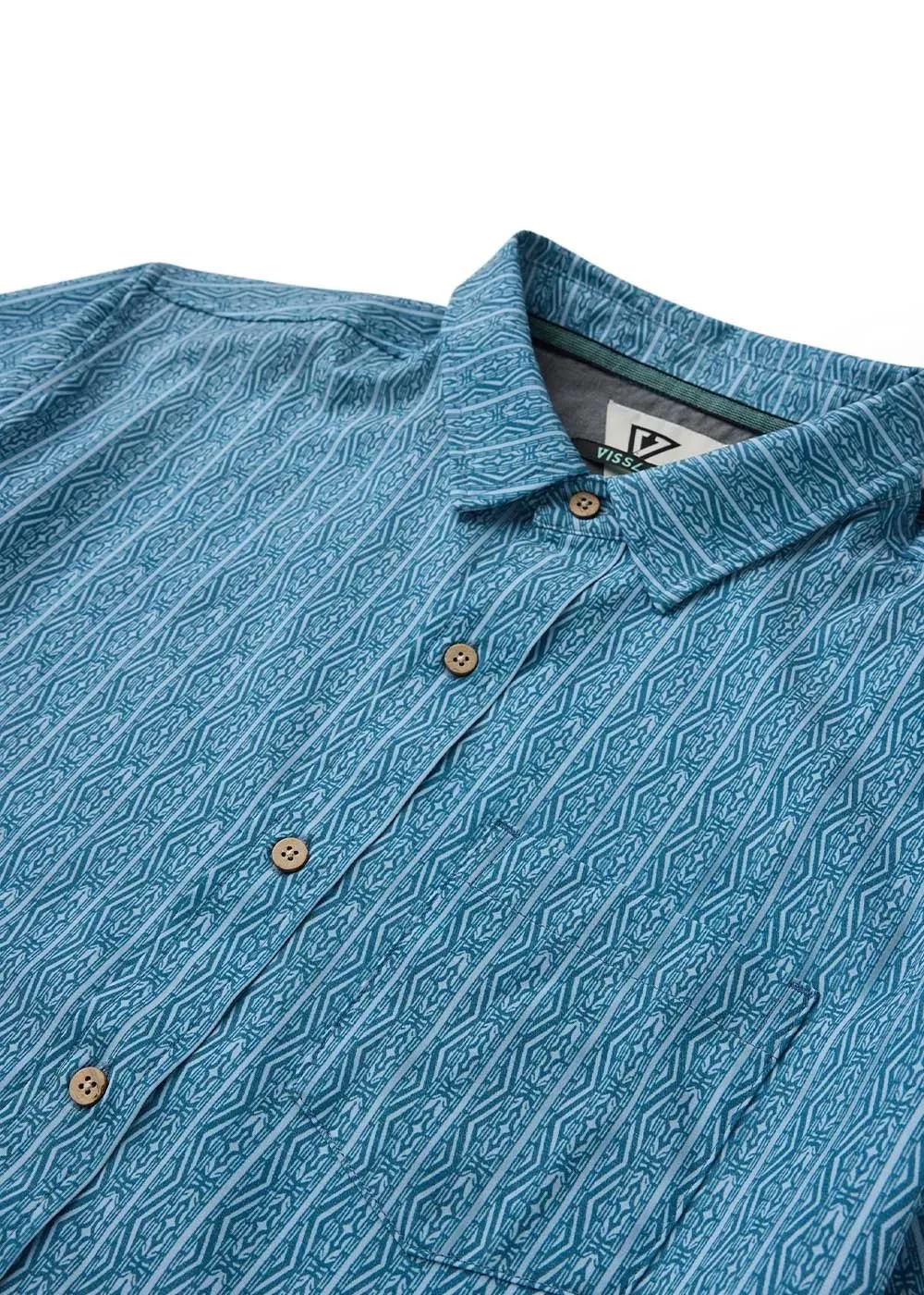 Anchor Point Hybrid Eco Short Sleeve Shirt sold by VISSLA product image thumbnail 3