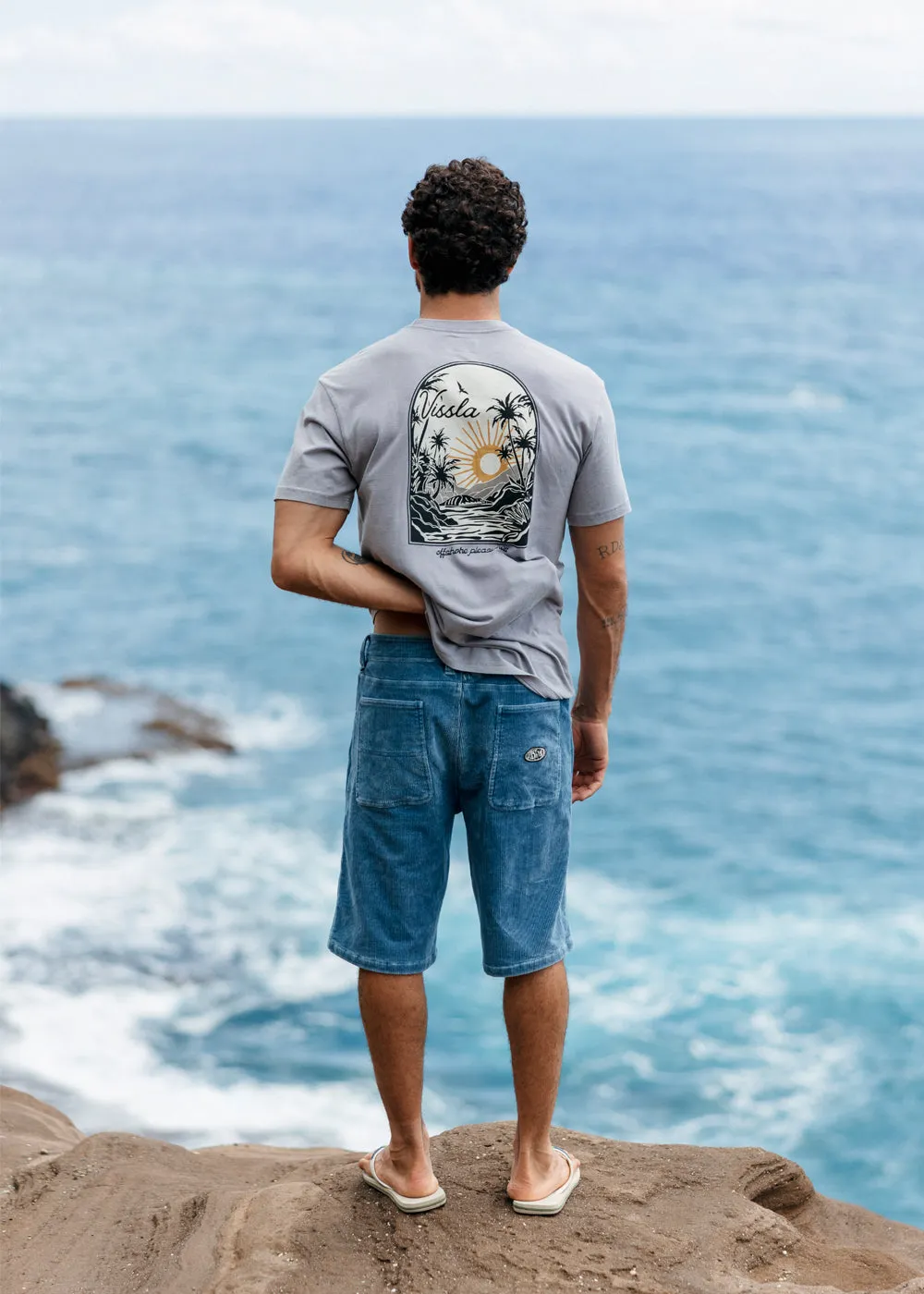 Sunset Shadows Cosmic Wash Ss Tee sold by VISSLA product image thumbnail 2