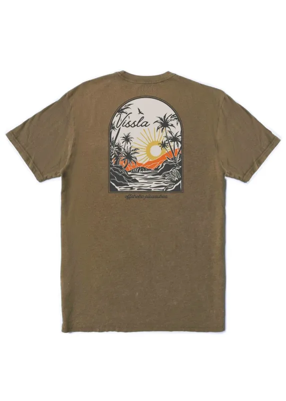 Sunset Shadows Cosmic Wash Ss Tee made by VISSLA