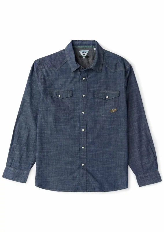 Jay Bay Denim LS Shirt made by VISSLA