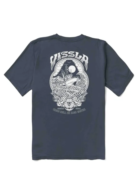 High Water Organic Pkt Tee made by VISSLA