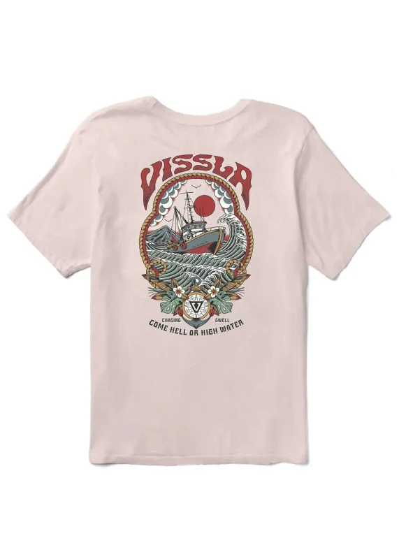 High Water Organic Pkt Tee made by VISSLA