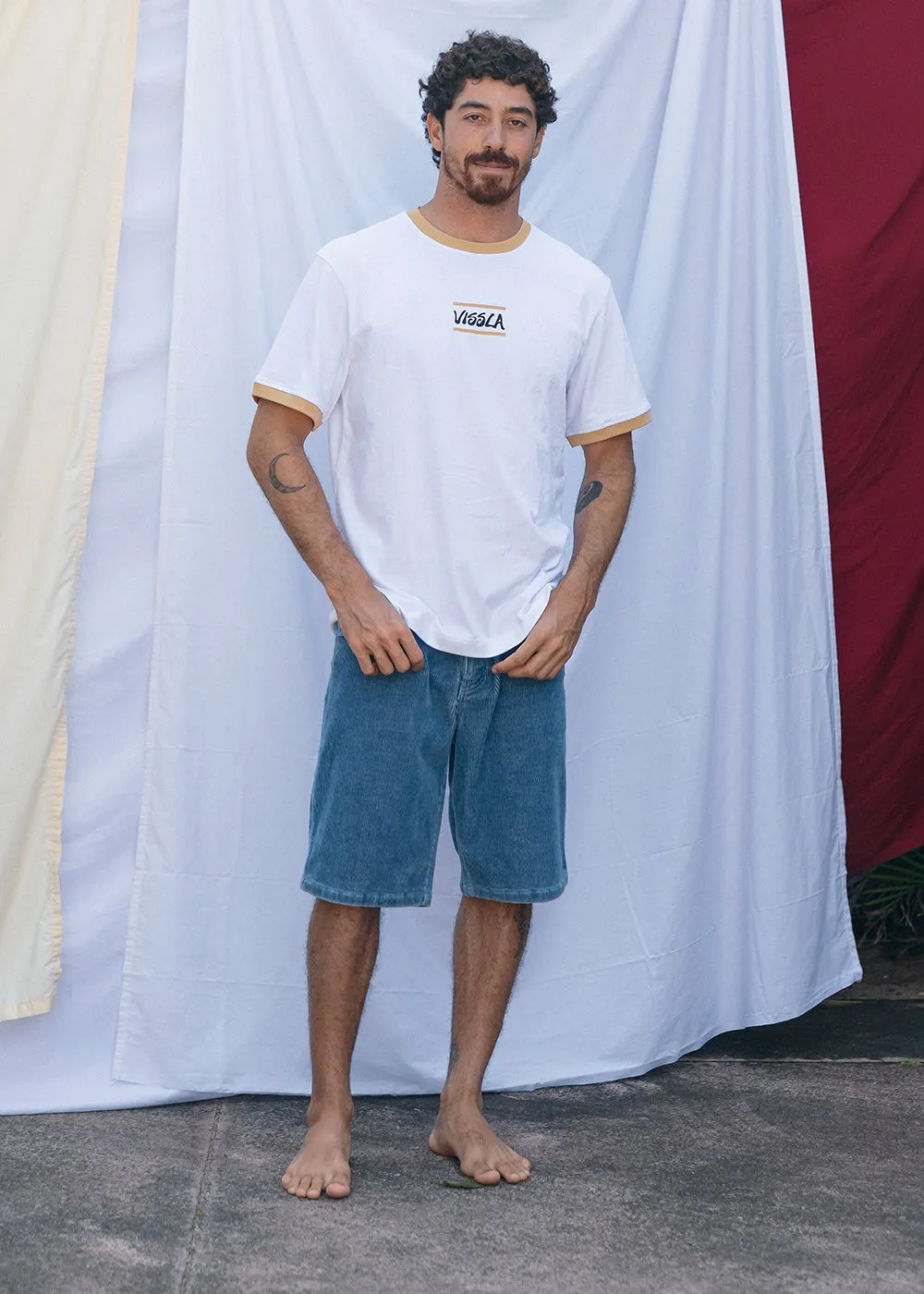 Dialect Heavyweight Ringer Organic Tee sold by VISSLA product image thumbnail 2