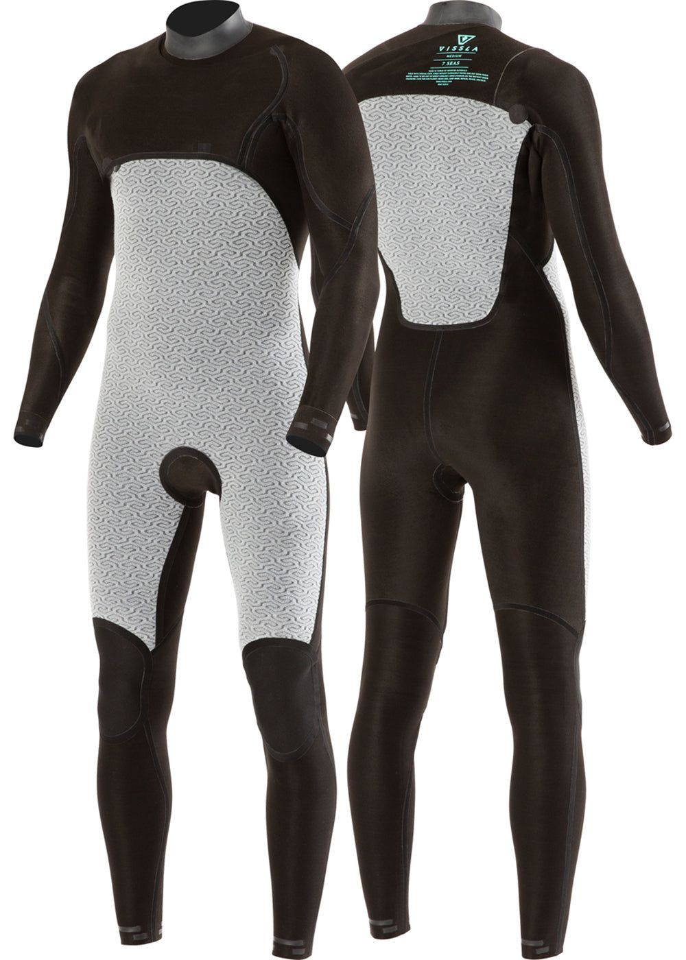 7 Seas Boys Shredder 4-3 Full Chest Zip Wetsuit sold by VISSLA product image thumbnail 2