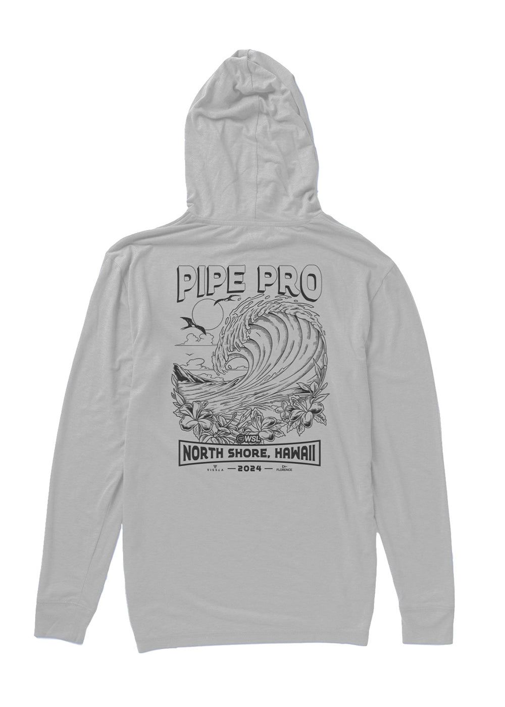 Pipe Pro Poster Ls Hooded Tee sold by VISSLA