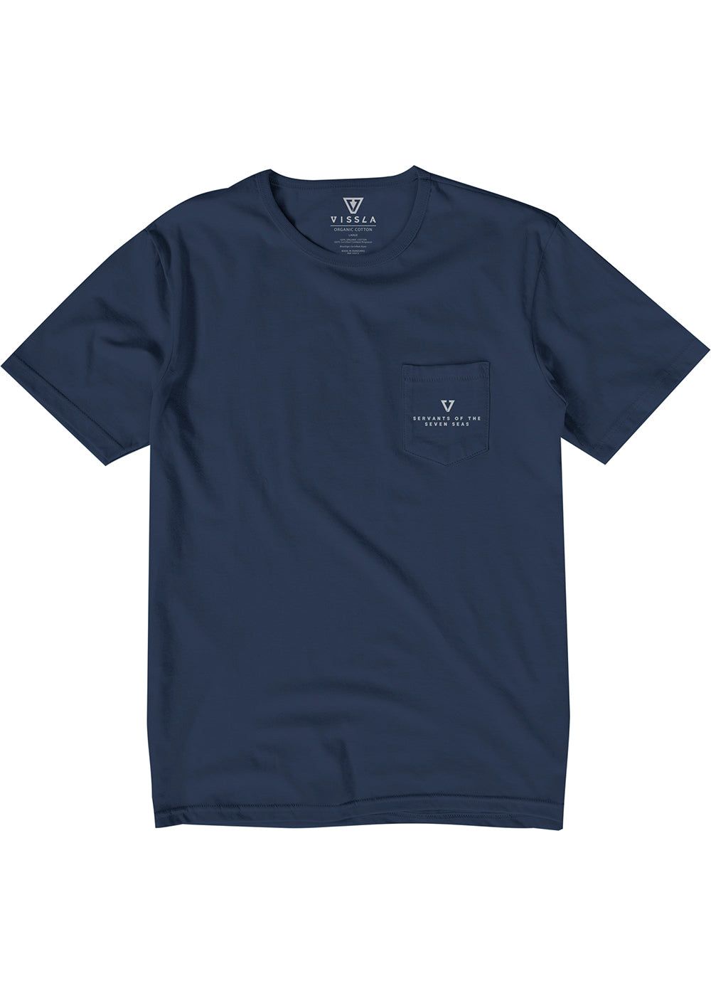 Elevation Organic Pkt Tee sold by VISSLA product image thumbnail 2