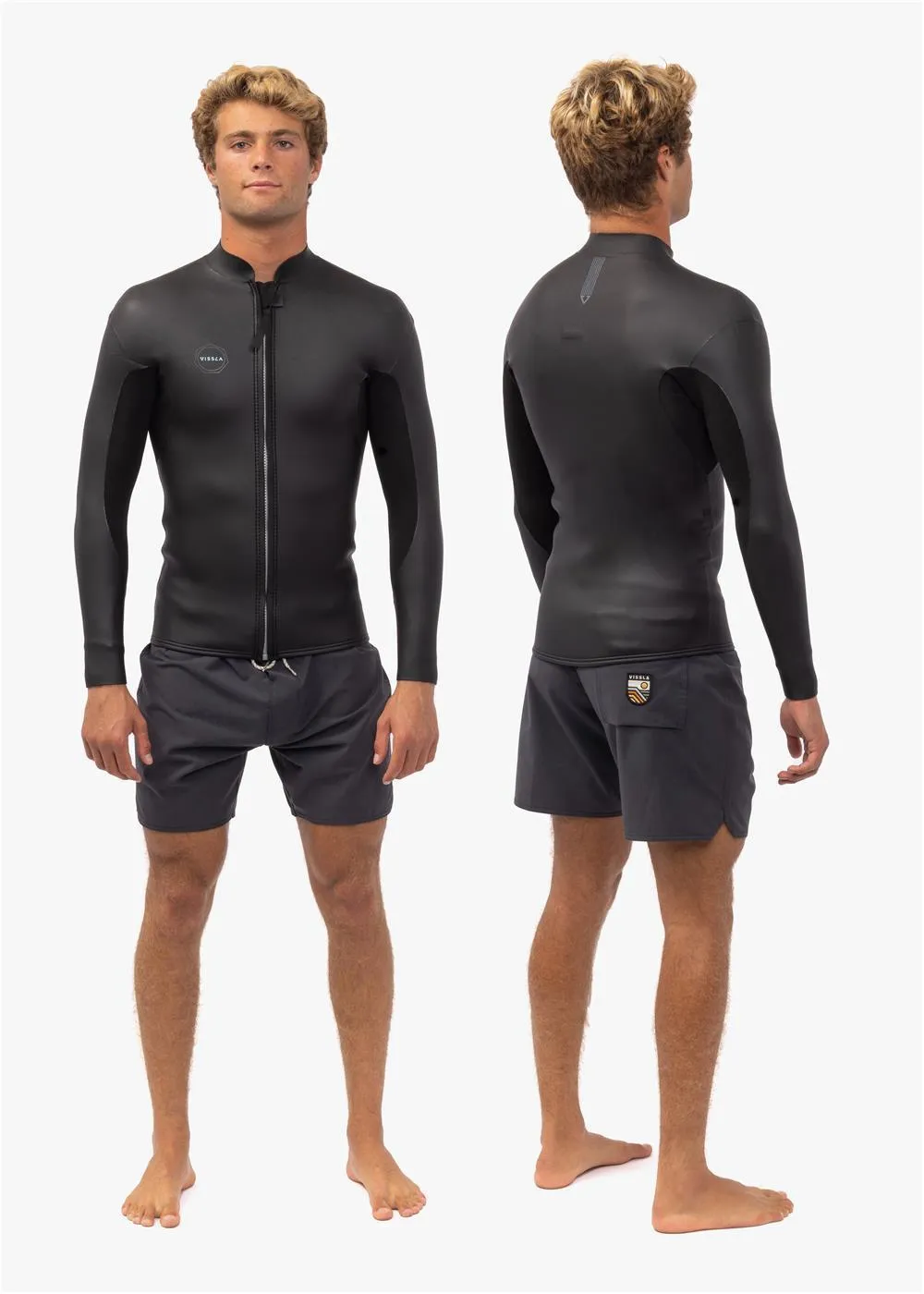 North Seas Smooth Front Zip Wetsuit Jacket sold by VISSLA product image thumbnail 3