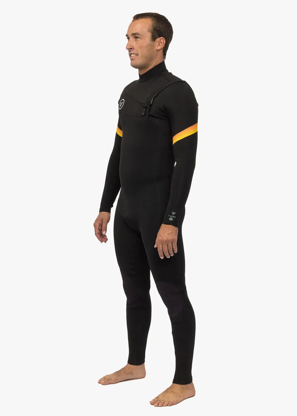7 Seas Raditude 4-3 Full Chest Zip Wetsuit sold by VISSLA product image thumbnail 3