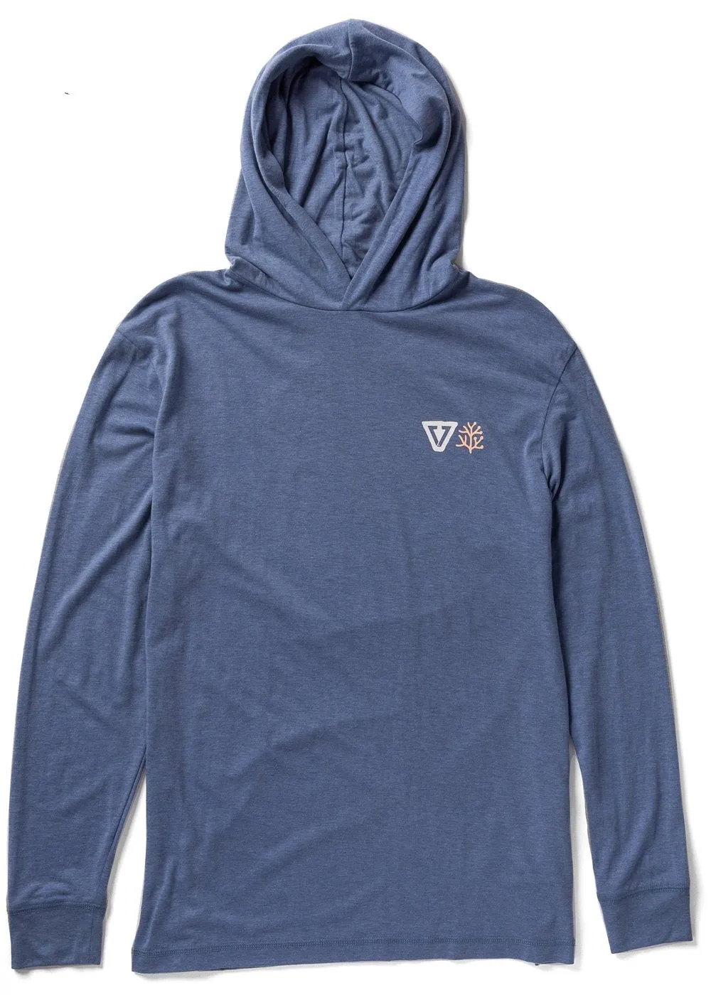 Fish Friends Mega Lab Comp Lite Eco Ls Hooded Performance Tee sold by VISSLA product image thumbnail 3