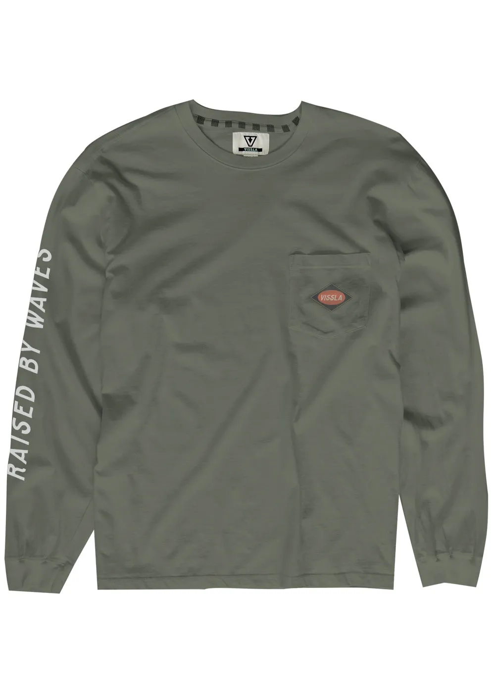 Round House Ls Pkt Tee sold by VISSLA product image thumbnail 2