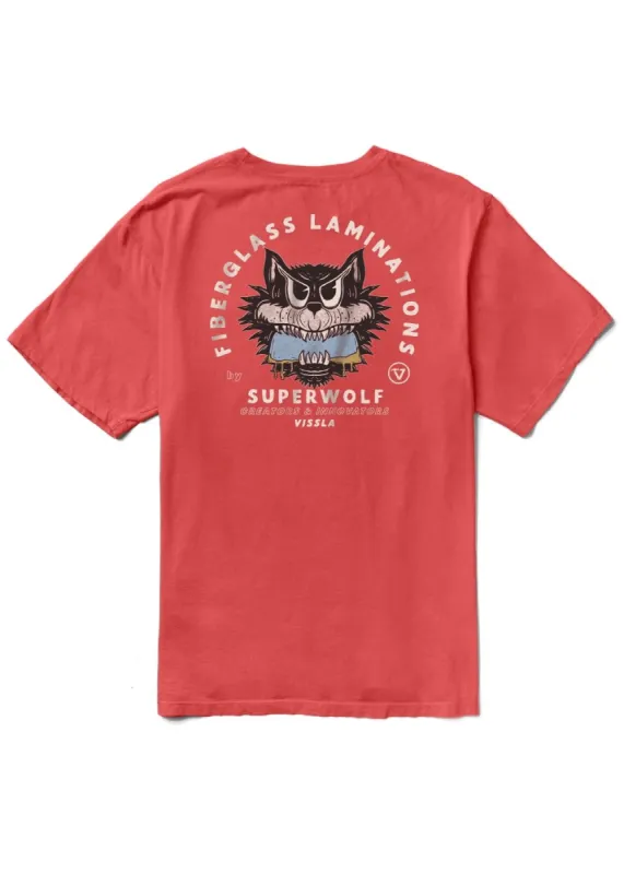 Super Wolf Boys Tee made by VISSLA