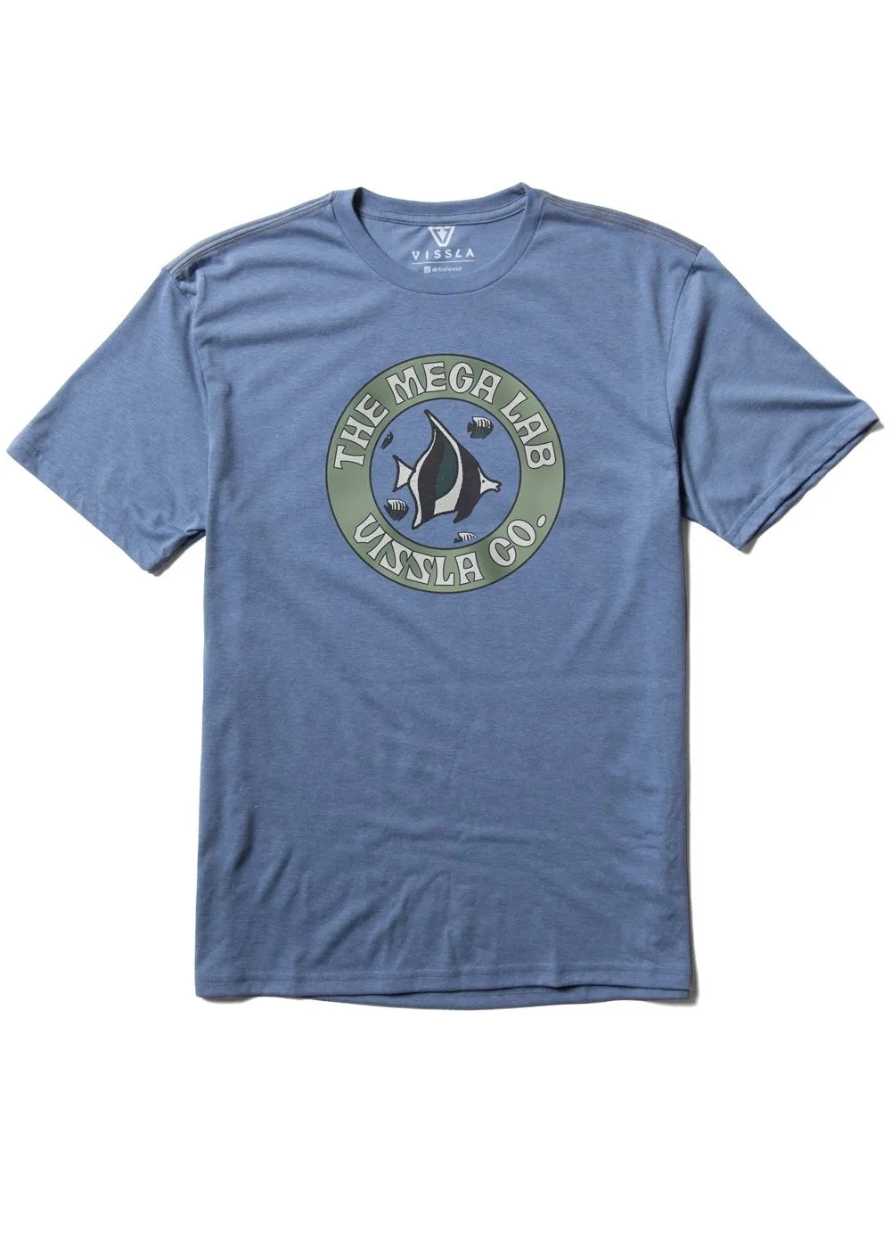 Fish Friends Mega Lab Comp Lite Eco Performance Tee sold by VISSLA