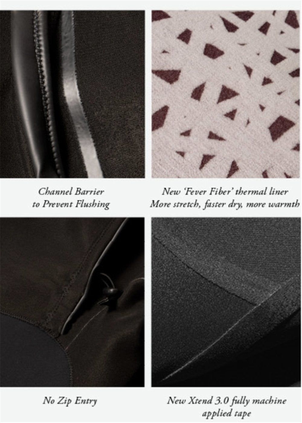 High Seas II 4-3 Full No Zip Wetsuit - Charcoal sold by VISSLA product image thumbnail 5