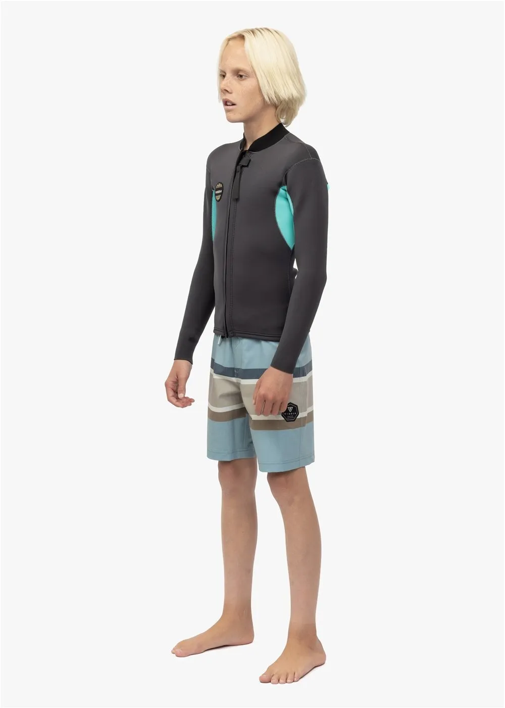 Solid Set Boys 2Mm Ls Wetsuit Jacket sold by VISSLA product image thumbnail 3