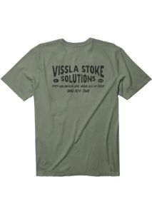 Stoke Solution Ss Pkt Tee sold by VISSLA