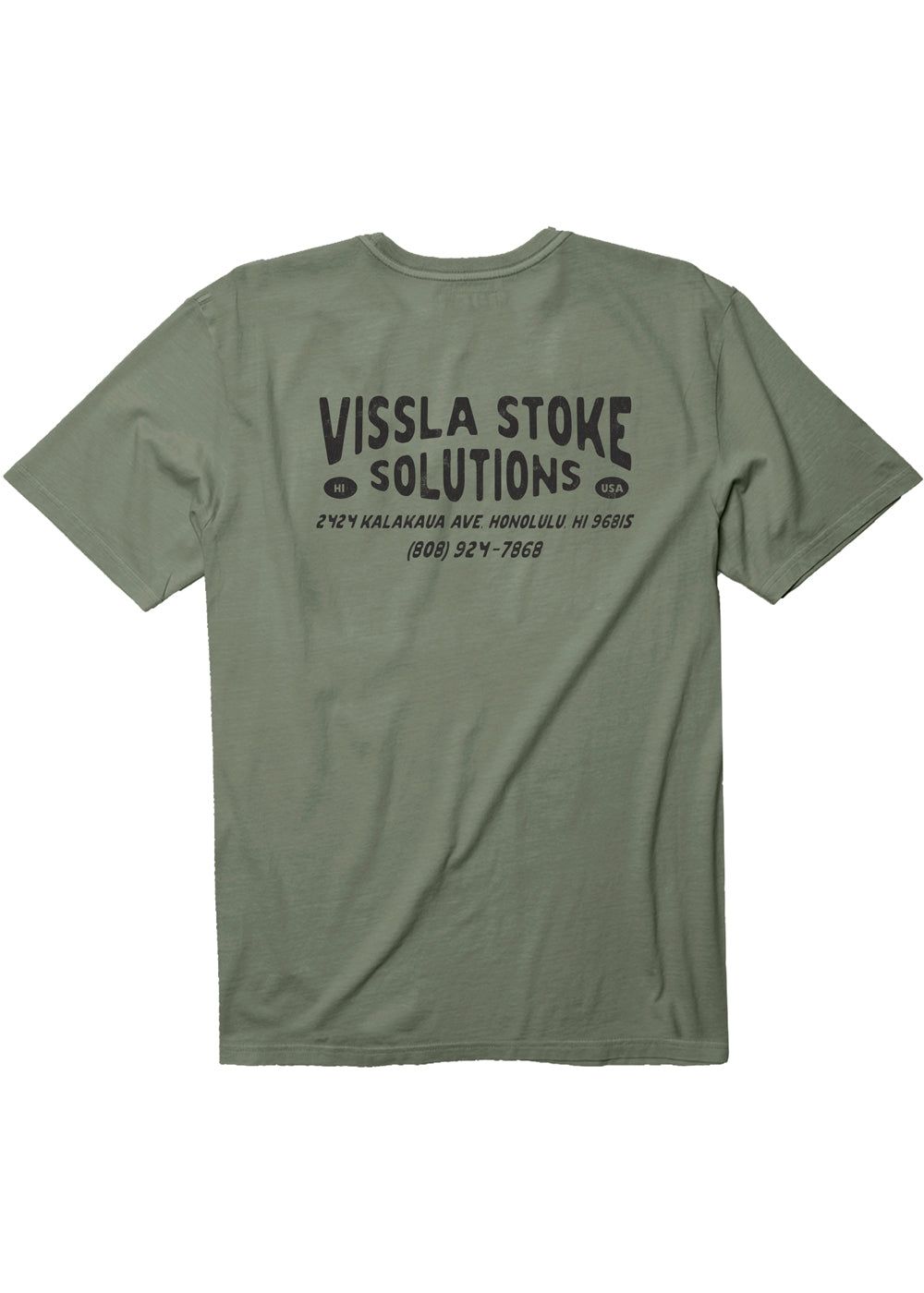 Stoke Solution Ss Pkt Tee sold by VISSLA
