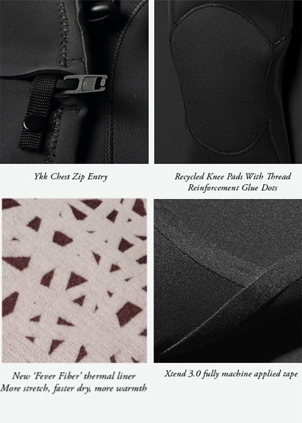 High Seas II 4-3 Full Chest Zip Wetsuit sold by VISSLA product image thumbnail 5