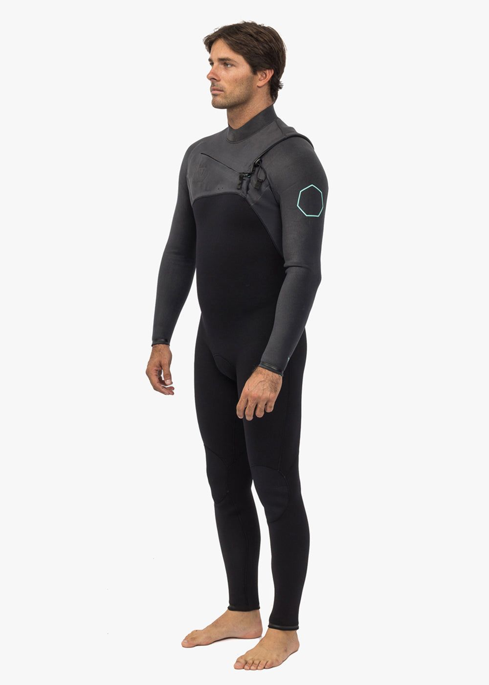 High Seas II 4-3 Full Chest Zip Wetsuit sold by VISSLA product image thumbnail 3