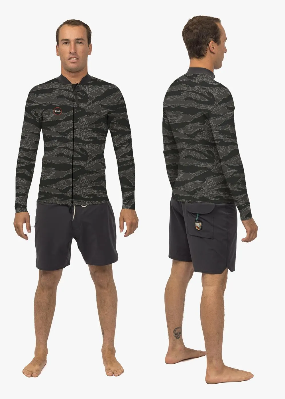 Solid Sets 2Mm Front Zip Wetsuit Jacket sold by VISSLA product image thumbnail 4