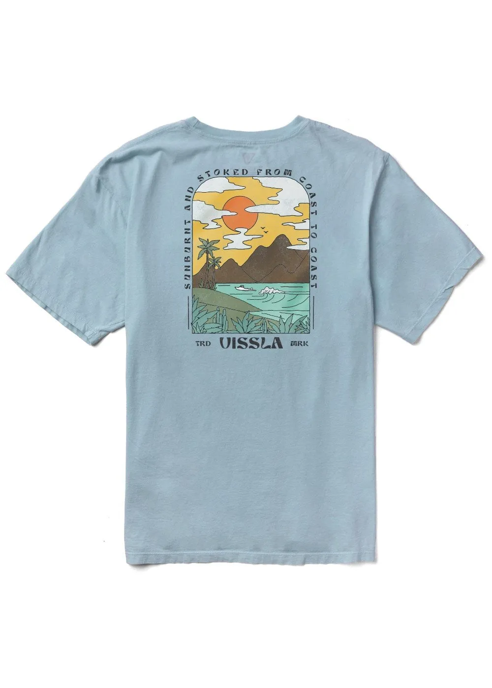Sunburnt Coast Premium Pkt Tee sold by VISSLA
