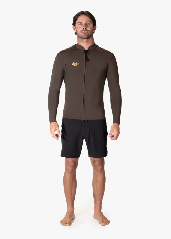 Solid Sets 2Mm Front Zip Wetsuit Jacket sold by VISSLA
