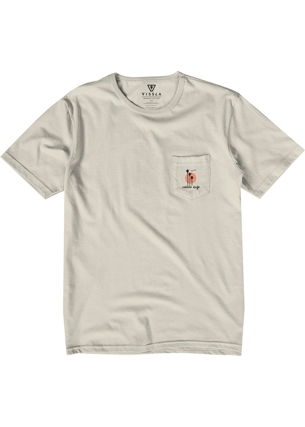 Out Front Organic Pkt Tee sold by VISSLA product image thumbnail 2