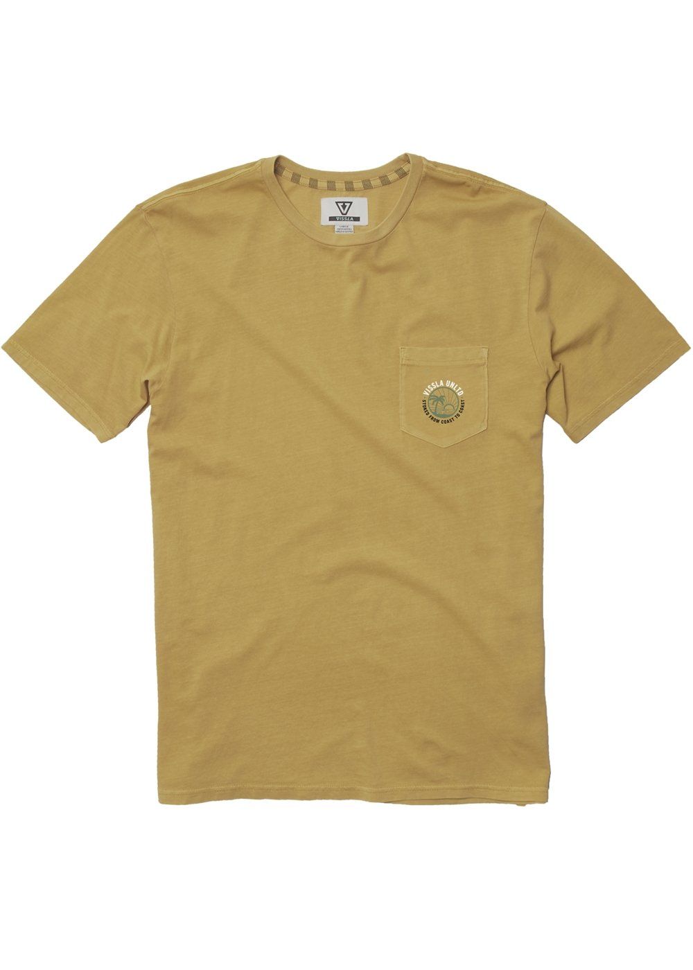 Sun Down Ss Pkt Tee sold by VISSLA product image thumbnail 2