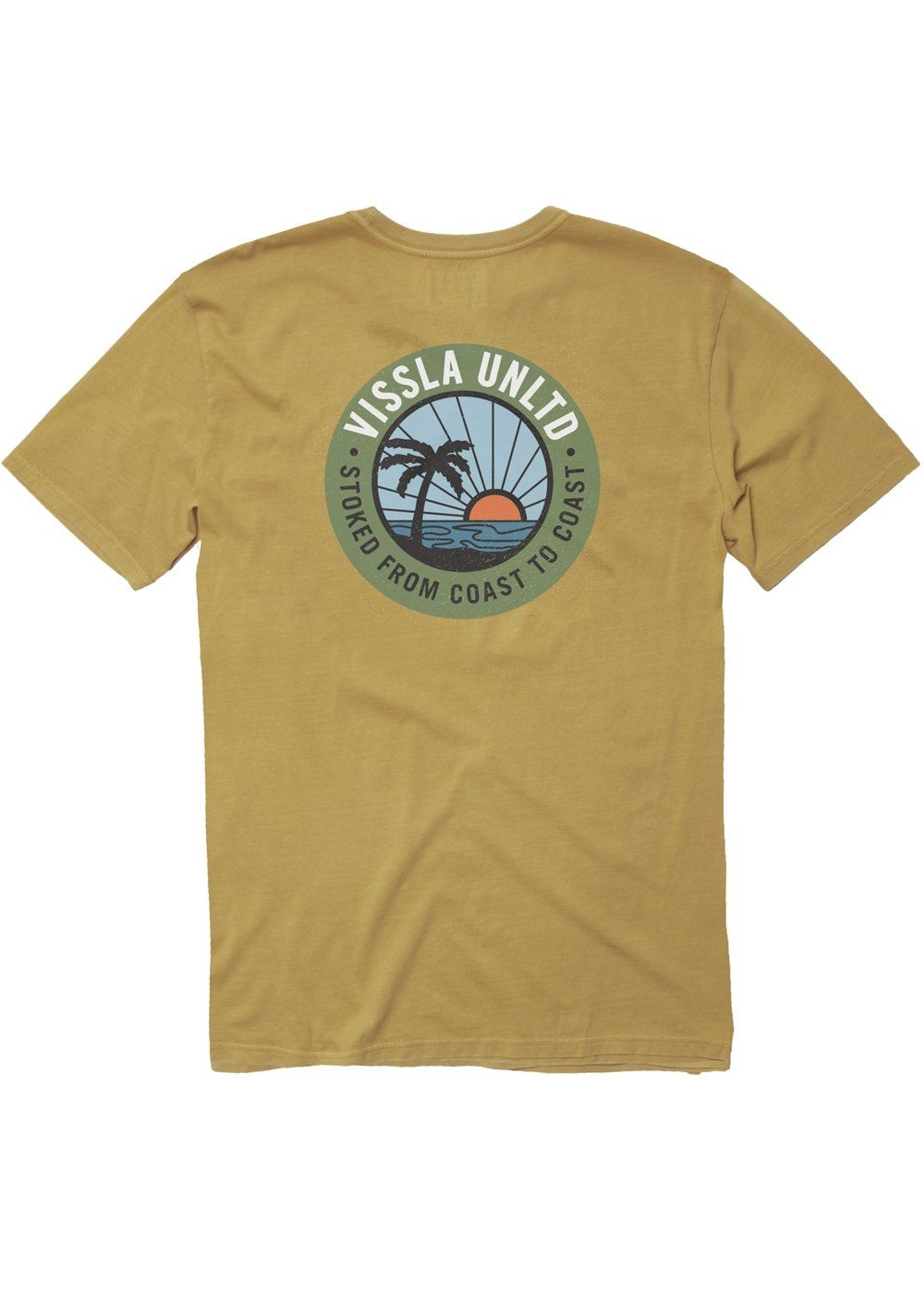 Sun Down Ss Pkt Tee sold by VISSLA