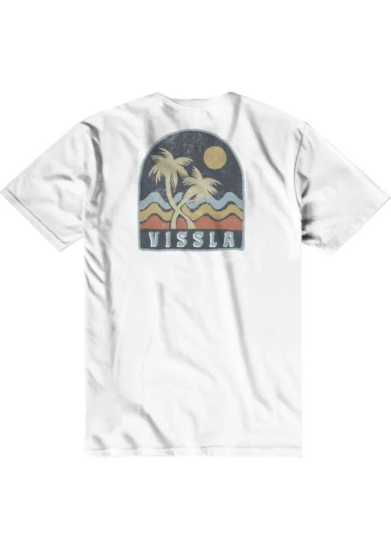 Twin Palms Heather Tee sold by VISSLA
