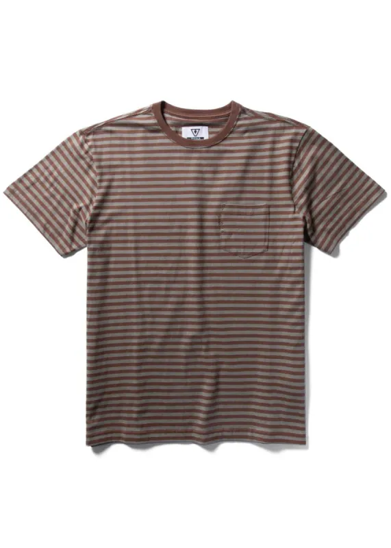 Derrick Disney Stripe Eco Pkt Tee sold by VISSLA