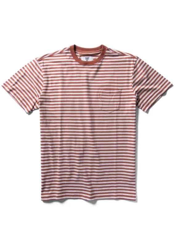 Derrick Disney Stripe Eco Pkt Tee sold by VISSLA