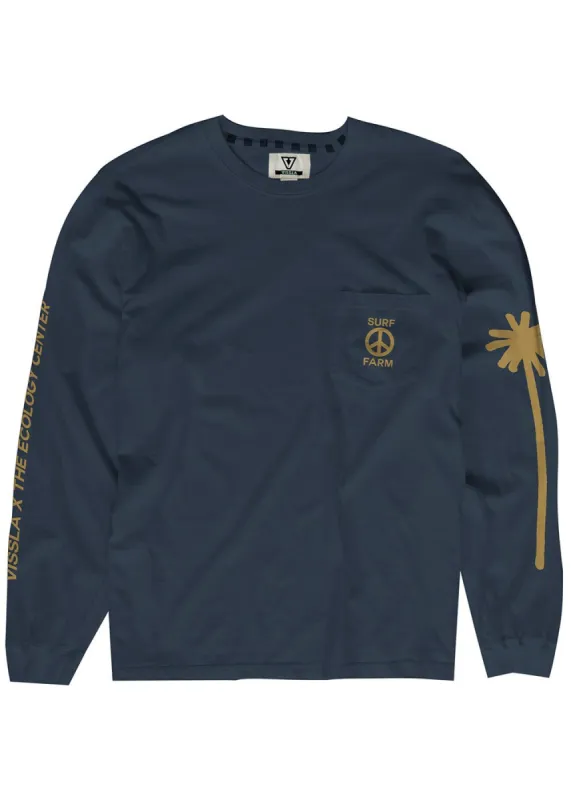 The Ecology Center Surf Farm Ls Pkt Tee sold by VISSLA