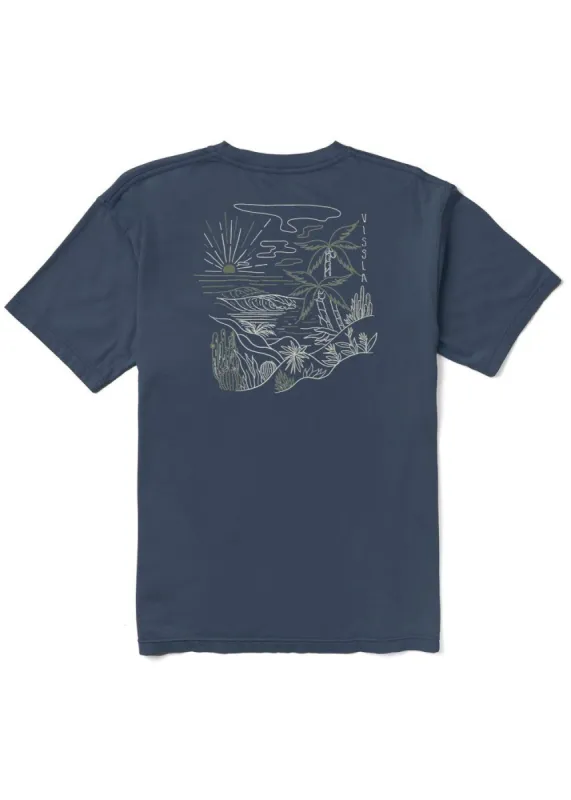 Desert Barrels Organic Pkt Tee sold by VISSLA