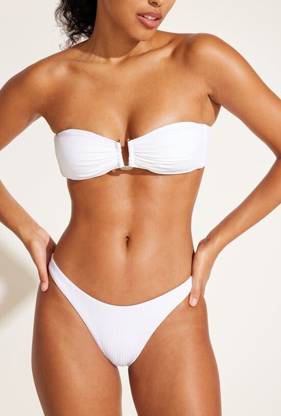 Astrid Bandeau - White EcoRib BT sold by Vitamin A product image thumbnail 3