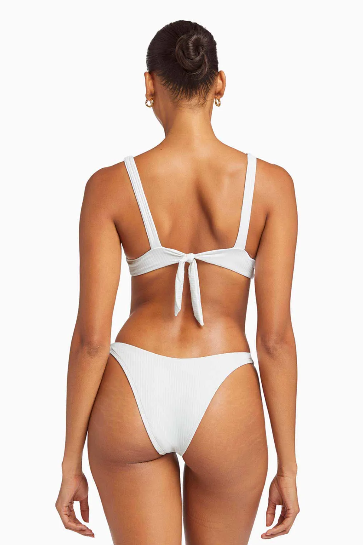 California High Leg Bottom - White EcoRib sold by Vitamin A product image thumbnail 2