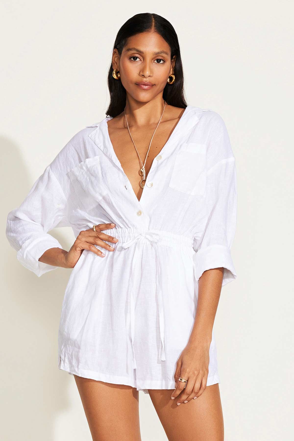 The Getaway Romper sold by Vitamin A product image thumbnail 6