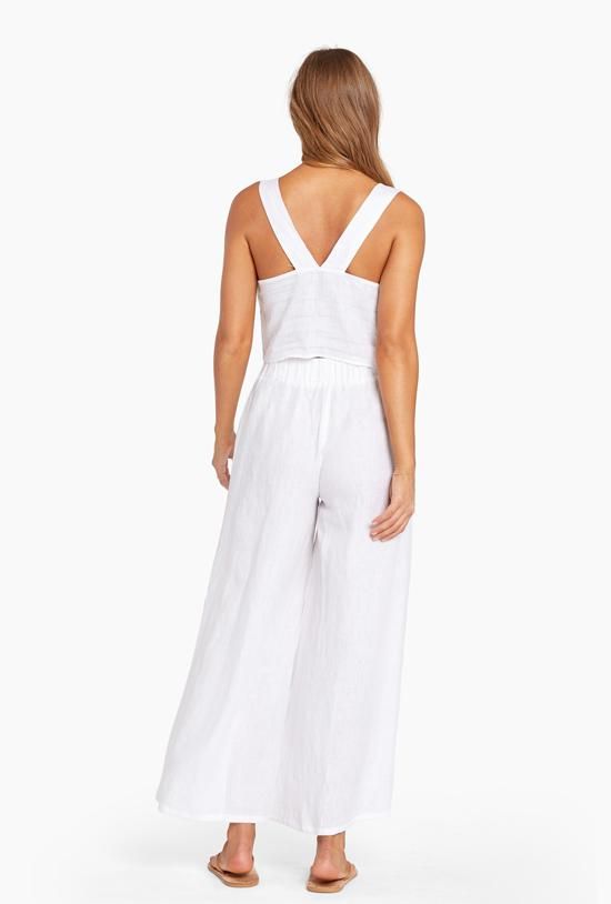 Tallows Linen Wide Leg Pant - EcoLinen White sold by Vitamin A product image thumbnail 3