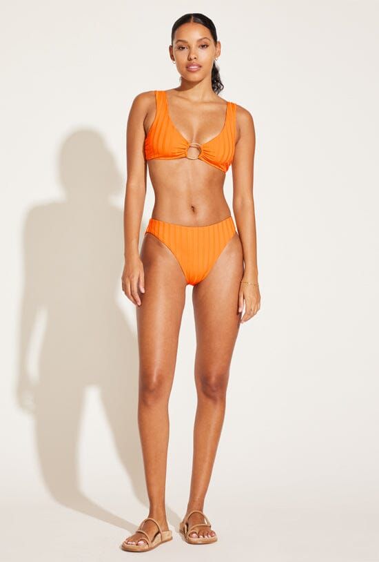 Skylar Top - Tangerine SuperRib sold by Vitamin A product image thumbnail 2