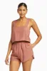 Tallows Linen Crop Top - EcoLinen Terra Cotta sold by Vitamin A