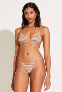 Moss Adjustable Side String Bottom - Sparkle Stripe sold by Vitamin A