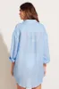 Playa Linen Boyfriend Shirt - Summer Stripe EcoLinen sold by Vitamin A