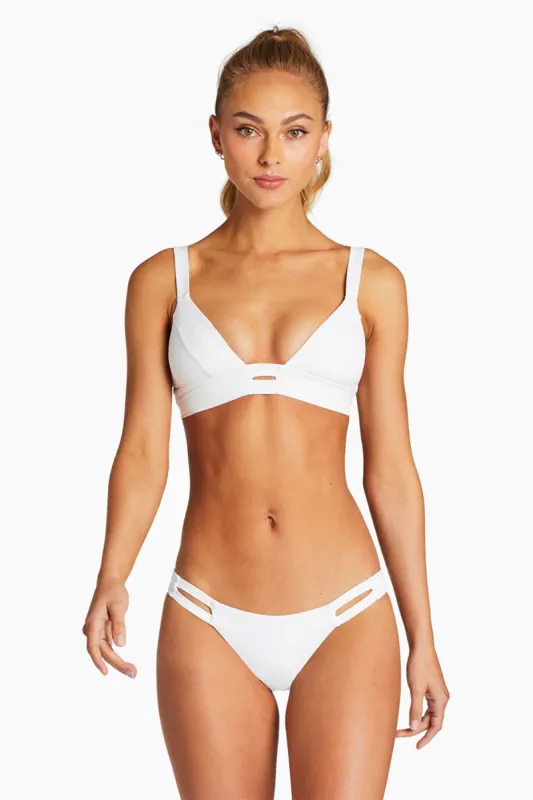 Neutra Bralette Top - White EcoLux sold by Vitamin A