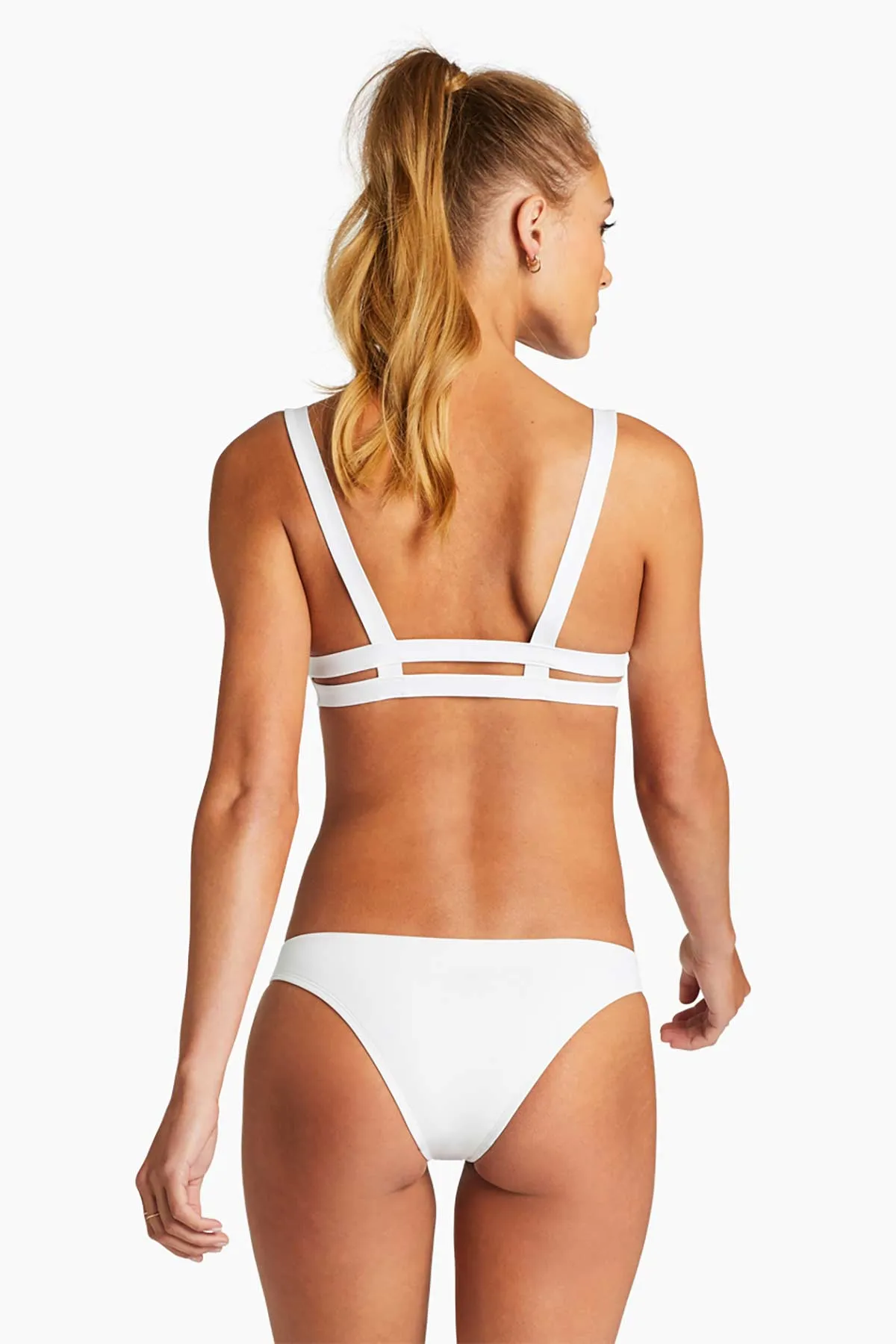 Neutra Bralette Top - White EcoLux sold by Vitamin A product image thumbnail 2