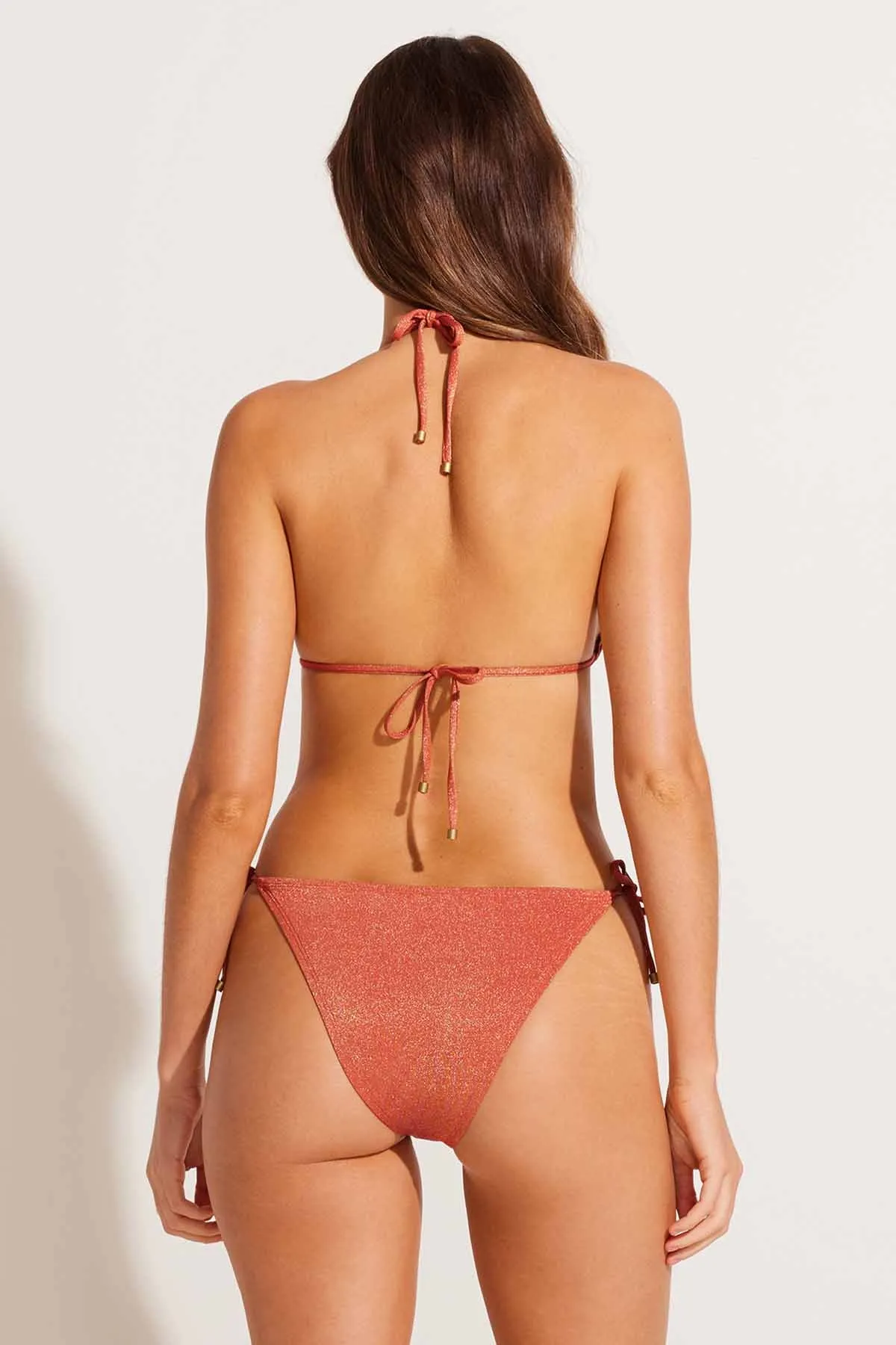 Elle Tie Side Bottom - Terracotta Metallic sold by Vitamin A product image thumbnail 4