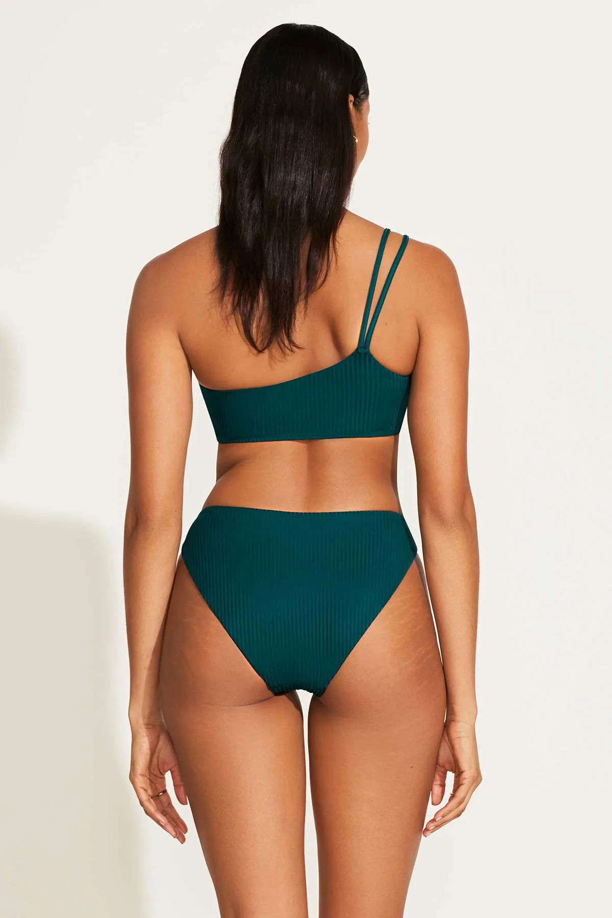 Cali High Leg Full Bottom - Emerald EcoRib sold by Vitamin A product image thumbnail 4
